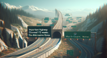 Major Highway Tunnel Closed for 15 Weeks: Alternative Routes Available