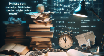 Perfect Maturity Exam 2024 Quotes for the “Night before Exams”