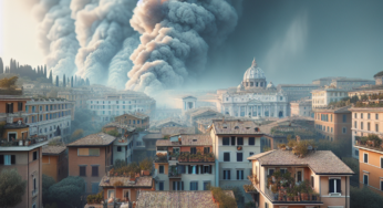 Rome fire today, it’s important to keep windows closed