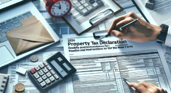 Property Tax Declaration 2024: Deadline and Instructions for the New Form