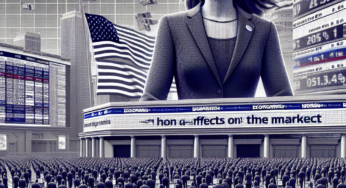 The Impact of Kamala Harris Running in the 2024 US Elections on Financial Markets