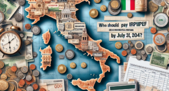 Who is required to pay the IRPEF by July 31, 2024?